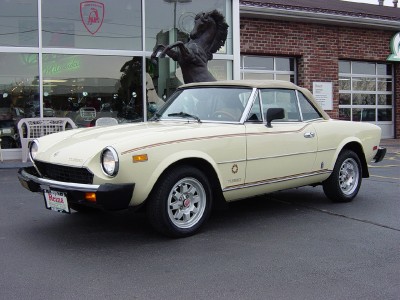 Year 1982 Make Fiat Model 124 Spider 2000 Turbo Stock 0590