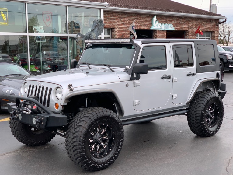 2007 Jeep Wrangler Unlimited Sahara 4x4 Rubicon Express Lift Stock # 0367  for sale near Brookfield, WI | WI Jeep Dealer