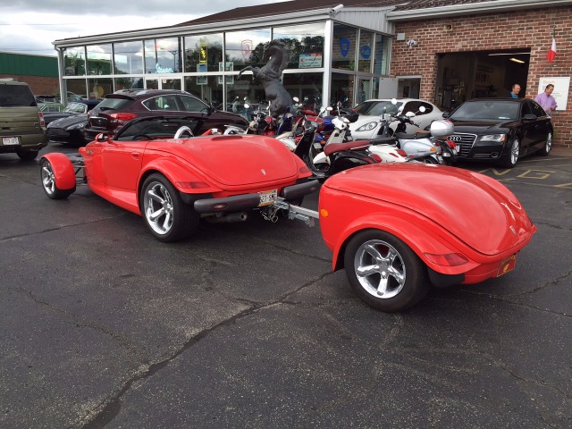Used-1999-Plymouth-Prowler-RARE-Matching-Color-Coded-Trailer-Included