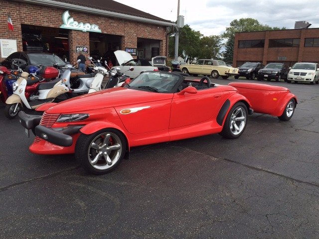 Used-1999-Plymouth-Prowler-RARE-Matching-Color-Coded-Trailer-Included
