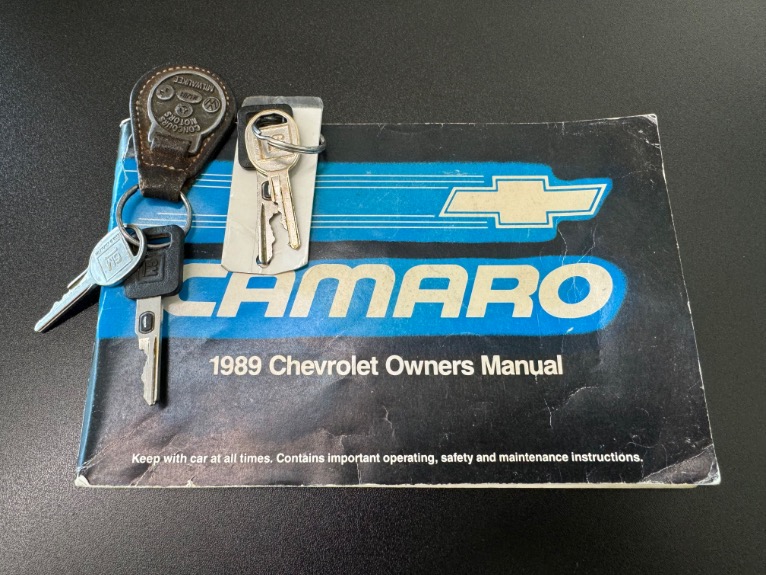 Chevrolet Camaro Convertible Owner's Manual Supplement – 1987-1992 (Covers 1988, 1989, 1990)